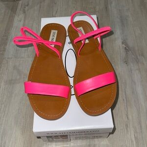 Steve Madden: Gently Used - Pink Sandals with Box Size 9
